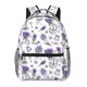 thumbnail image 1 of Fotbe Lavender Bicycle Mochila Casual con Estampado para Escuela, Viajes y Actividades al Aire Libre - Duradera, Ligera y Cómoda, 1 of 5