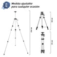 thumbnail image 3 of Arterox Caballete para Pintar en Oleo con Altura y Soportes Ajustables compatible con Lienzo de Hasta 100 x 73 cm. Caballete Portátil de Aluminio con Estuche. Tripie para Pintar. Easel Stand (Negro), 3 of 7
