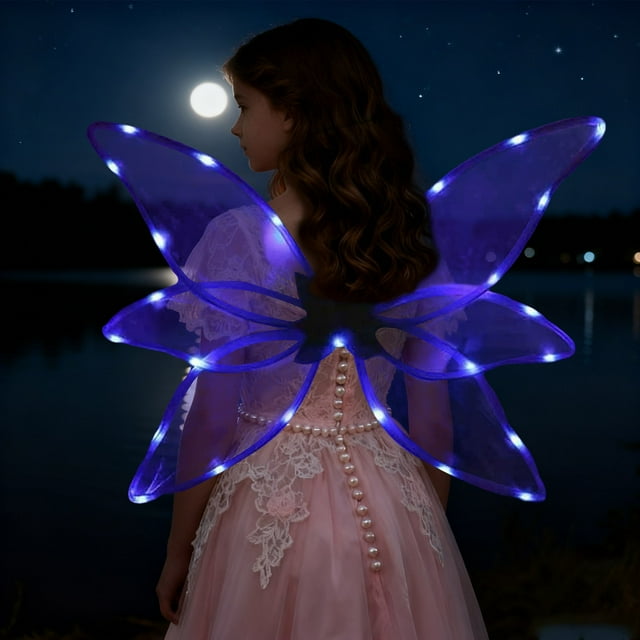 BotaniNest Light Up Cosplay Fairy Angel Prop For Photography Stage Performance And Halloween Costume Party