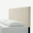 thumbnail image 5 of Miekor Furniture Dove Tufted Upholstered Platform Bed - Pearl White - Queen W5U292, 5 of 9