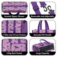 thumbnail image 3 of Teacher Tote Bag,Cute Cartoon Dachshund Teacher Utility Tote Bag,Large Work Tote Bags for Women with Multiple Pockets,Top Zipper Closure,13.8x10.6x6.7 Inch, 3 of 5
