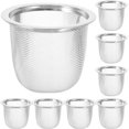 thumbnail image 1 of Alipis Stainless Steel Tea Strainer 8 Pack Tea Filter Metal Infuser Leaker Resistant, 1 of 8
