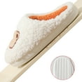 thumbnail image 6 of WOYY Women's Fuzzy Slippers Winter Warm Graphic Slippers Casual Non Indoor Shoes, 6 of 8