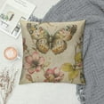 thumbnail image 2 of Nawypu  Decorative Throw Pillow Covers Spring Flower Bird Butterfly Pillow Cases Cushion Cases Burlap Toss for Living Room,Couch and Bed (Butterfly), 2 of 5