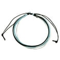 thumbnail image 2 of 3 Pcs/set Braided Thread Bracelet Women bracelet braided string bangle Adjustable Waterproof Waxed Line String Wristband Bangle, Black, 2 of 8