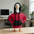 thumbnail image 1 of BotaniNest Desk Goose Outfits Hoodies Tabletop Goose Accessory Mini Porch Goose Costume, 1 of 4