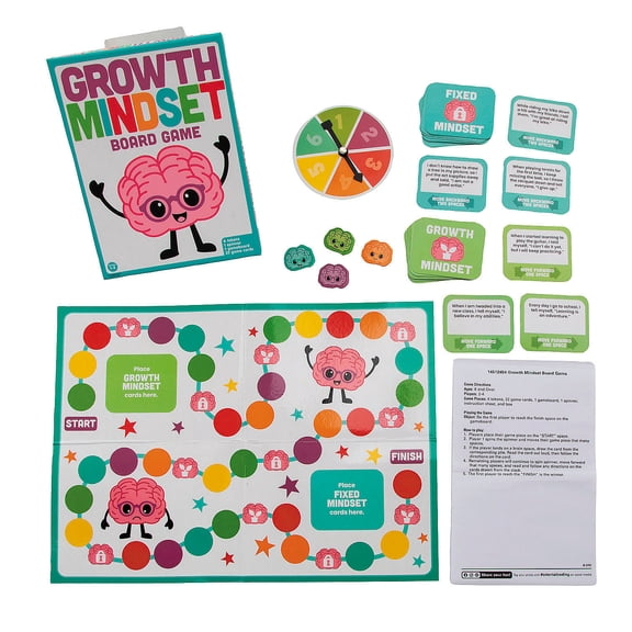 14 1/2" x 10 1/2" Growth Mindset Educational Learning Board Game