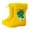 Yellow, variant on KDFJPTH Children Female Elastic Mouth Children's Rain Boots Textured Soles Non Light Comfortable Rain Shoes For Primary School Students Rain Boot Kids Kids Insulated Boots