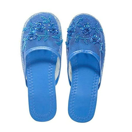 

Women s Mesh Slippers with Sequin Available in 15 Colors