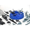thumbnail image 5 of Sunny Days Entertainment Military Air Force Bucket  47 Assorted Battleships and Accessories Toy Play Set for Kids, Boys and Girls | Plastic Boat and Plane Figures with Storage Container, 5 of 7