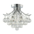 thumbnail image 4 of Bethel International Semi Flush Mount Chrome Metal & Crystal, 4 of 4