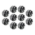 thumbnail image 2 of Segolike 10 Pieces Golf Training Balls Soft Durable Golf Balls for Office Home Garden black and white, 2 of 8