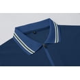 thumbnail image 3 of Fexilor Men's & Big Men’s Pique Polo Shirt Short Sleeve with Quarter-Zip Collar, Sizes S-3XL, 3 of 10