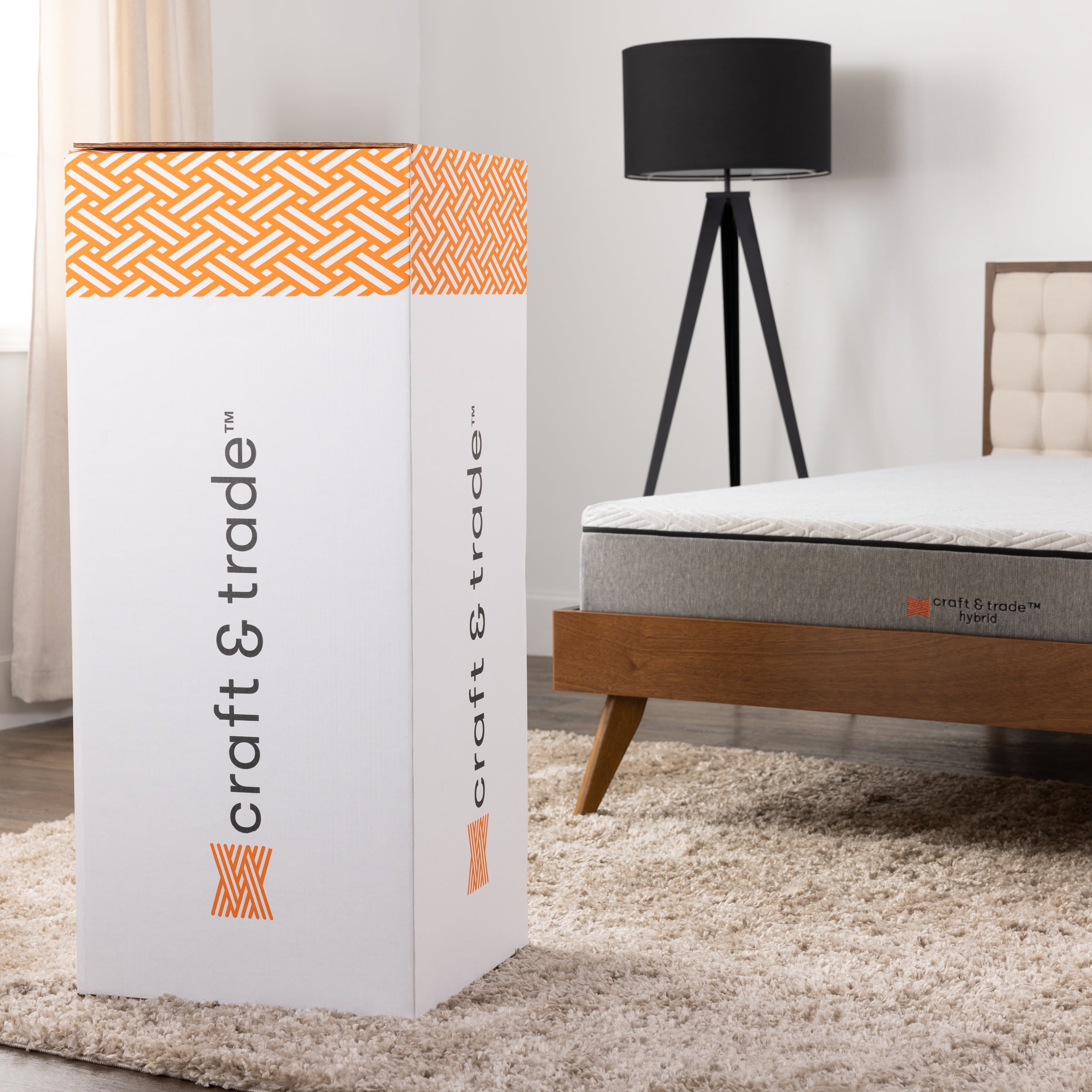 Craft & Trade Risewell 8” Memory Foam Mattress, CopperGel Cooling, CertiPUR-US, California King