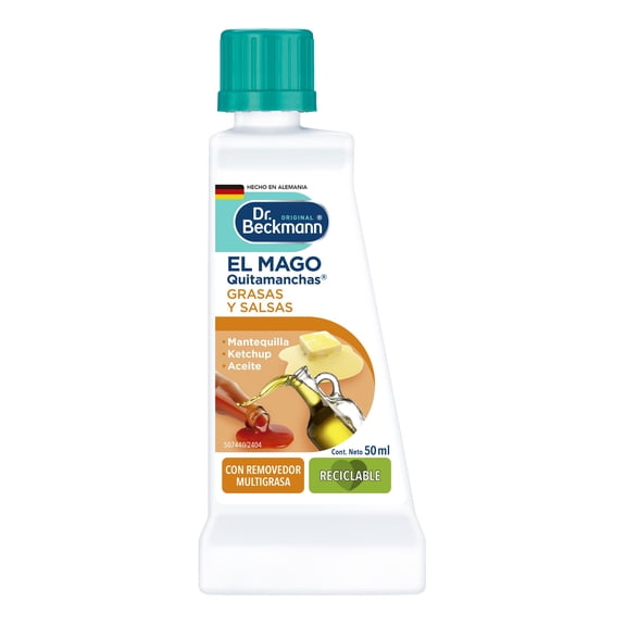 Quitamanchas Dr Beckmann El Mago grasas y salsas 50 ml