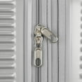 thumbnail image 5 of American Tourister Color Waves Medium Checked Expandable Luggage Suitcase with Spinner Wheels, Silver, 5 of 9