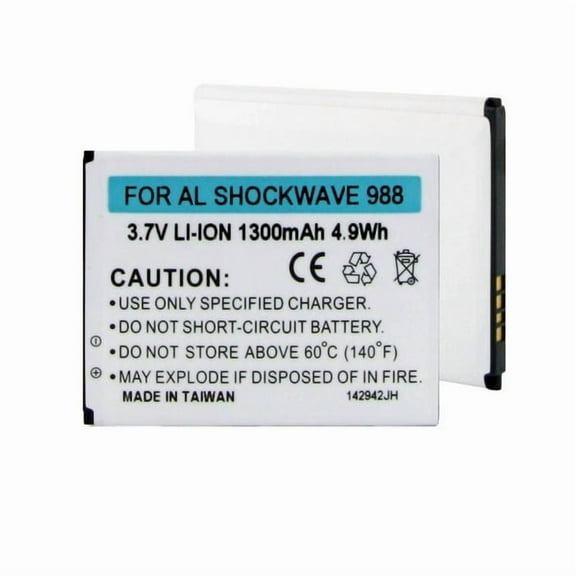 ALCATEL SHOCKWAVE OT988 3.7V 1300mAh LI-ION BATTERY   FREE SHIPPING
