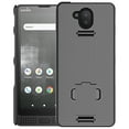 thumbnail image 2 of Case with Stand for Sonim XP10 5G, Nakedcellphone [Grid Texture] Slim Hard Shell Phone Protector Cover with Kickstand for XP9900 (2022) - Black, 2 of 5