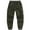 Army Green-04, variant on Rvwovn Men's Cargo Joggers - Tapered Elastic Drawstring Waist Work Pants with Zipper Pockets