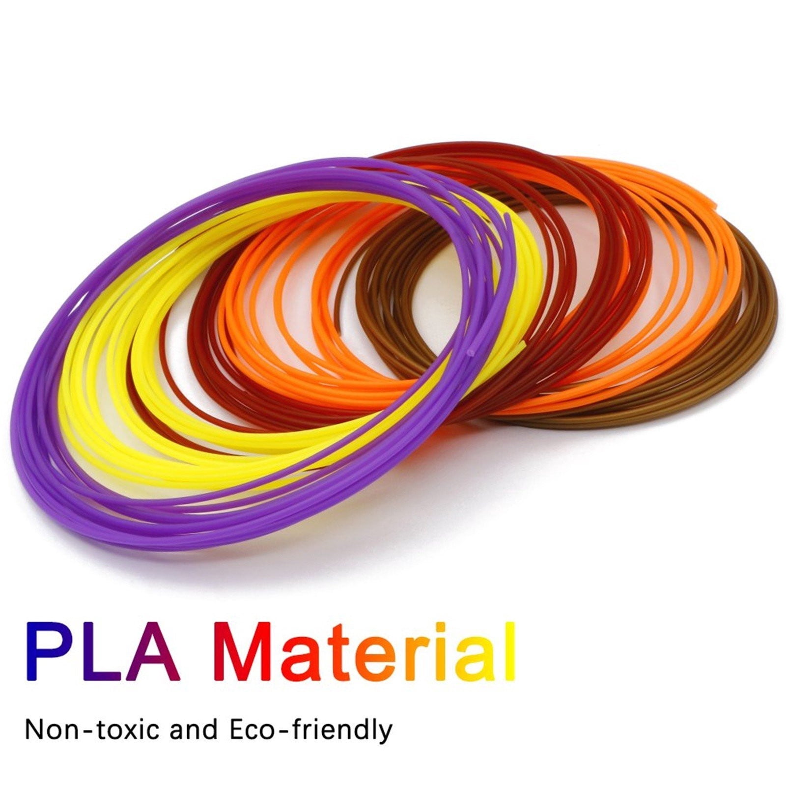 LHWEN 3D Printing Pen Filament 20 Colors 10m Each 1.75mm Filament for 3D Pen Low Temperature for Children High Flow Temperature 180-210°C Ideal for 3D Art and Craft Projects Versatile and 3D Pen