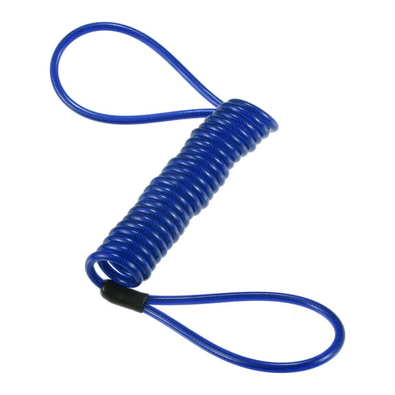 1 Pcs Blue Motorcycle Disc Lock Cable Universal Anti-theft Wheel Lock Replacement