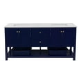 thumbnail image 5 of Lakeshore 72" Double Bathroom Vanity with Royal Blue Cabinet and Quartz Top, 5 of 6