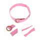 thumbnail image 4 of Ofertas Únicas 1 Pc Cinturón Ajustable con Hebilla Redonda Cuerda de Cintura Rosa, 4 of 5