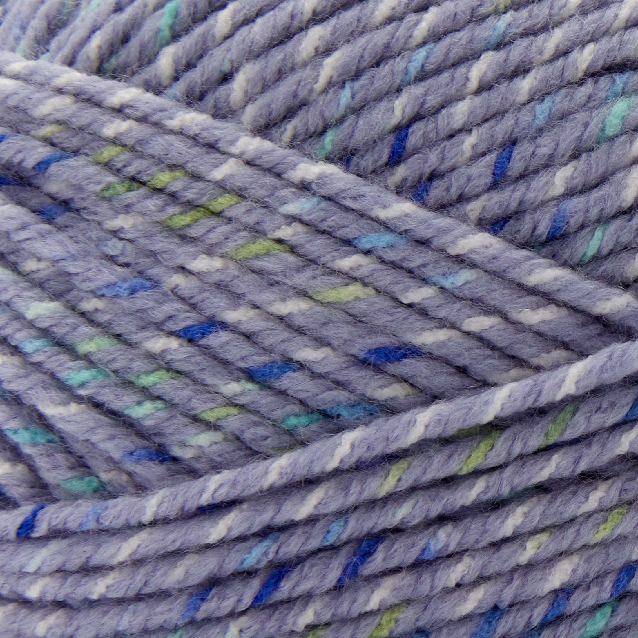 Loops & Threads Jean Shorts Carousel Twist Yarn - Bulky Weight Yarn for Knitting, Crochet, Weaving, Arts & Crafts, 15 Pack