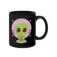 thumbnail image 1 of Kawaii Alien Sitting Mug Mug - Image by Shutterstock,, 1 of 4