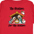 thumbnail image 4 of Inktastic Cute Nativity Scene Cartoon Illustration Boys or Girls Long Sleeve Toddler T-Shirt, 4 of 5