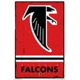 thumbnail image 2 of NFL Atlanta Falcons - Retro Logo 15 Canvas Wall Poster, 14.725" x 22.375", 2 of 4