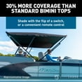 thumbnail image 5 of Taylor Made 2020000309 Powered Pontoon Bimini Top Black Frame Blue Fabric, 5 of 6