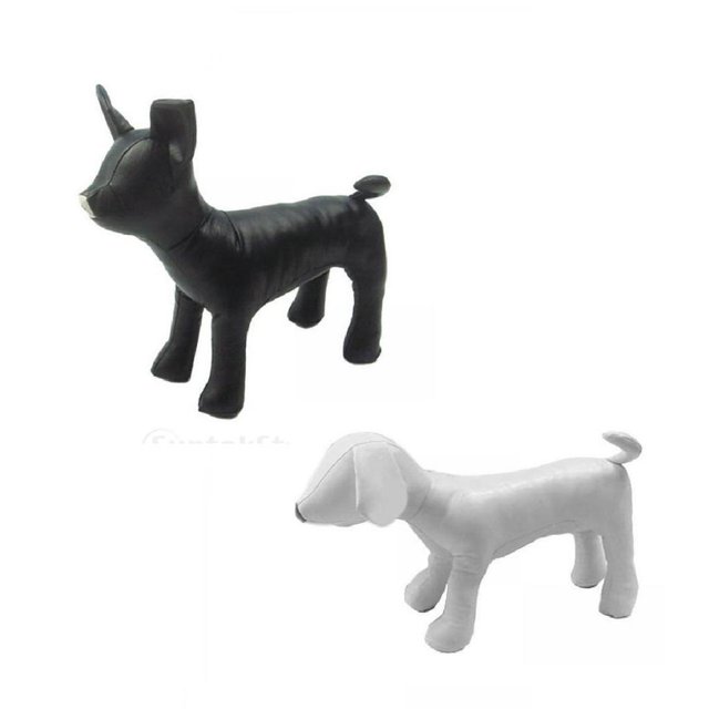 2 Maniquíes De Perro Sintética Para Exhibir Juguetes Para Perros. Colco Maniquí de perros