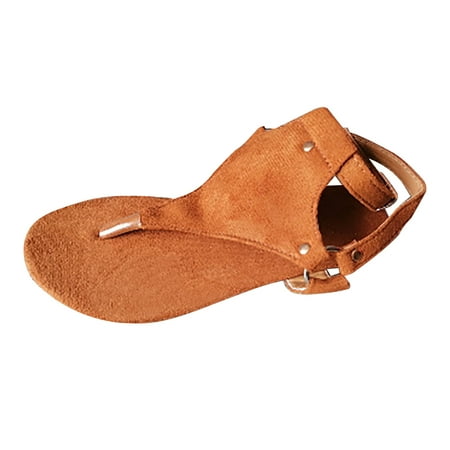 

Lisgai Women Sandals T Strap Sandal Rhinestone Flip Flops for Women Sandals Clip Toe Casual Summer Boho Beach Sandal Toe Correction Function