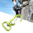 thumbnail image 6 of Heavy Duty Swivel Carabiner Clip with degree Rotatable Locking Carabiner Clip for Outdoor Activity Backpacking Hiking Climbing Green, 6 of 10