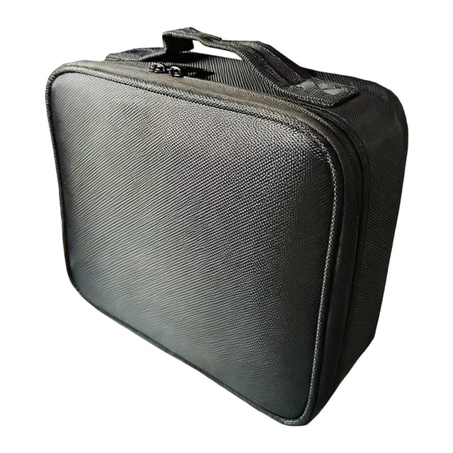 lionlar Carrying Bag for RC Controller Adjustable Interior Portable Compatible Black