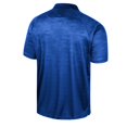 thumbnail image 3 of Men's Colosseum Royal Kansas Jayhawks Honeycomb Raglan Polo, 3 of 3