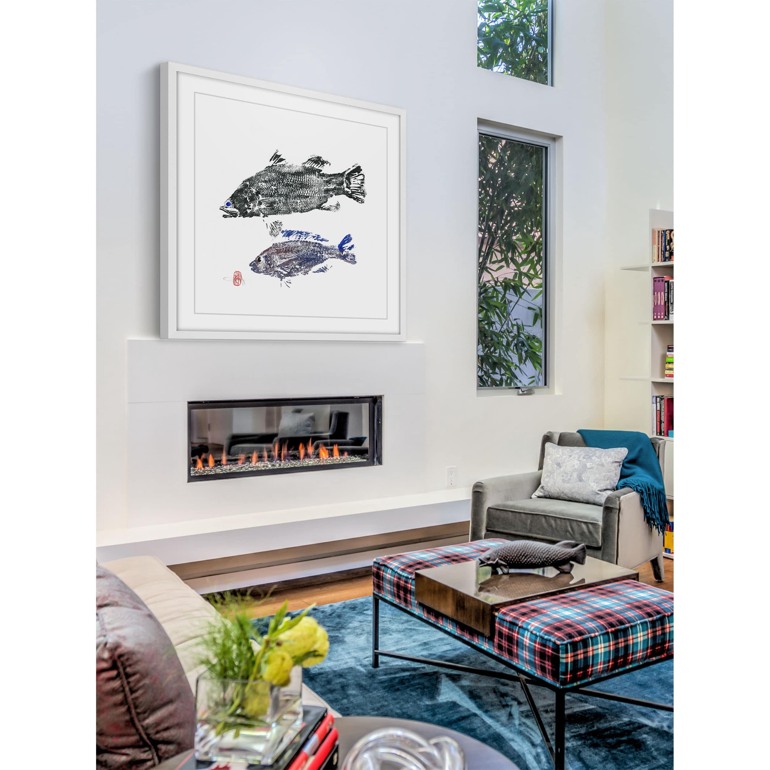 "Hello Cousin" Framed Painting Print