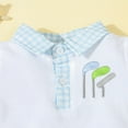 thumbnail image 3 of WOYY Boys Cotton Outfits Golf Embroidery Short Sleeve Polo Shirt & Shorts Set, Sizes 6M-4T, 3 of 8