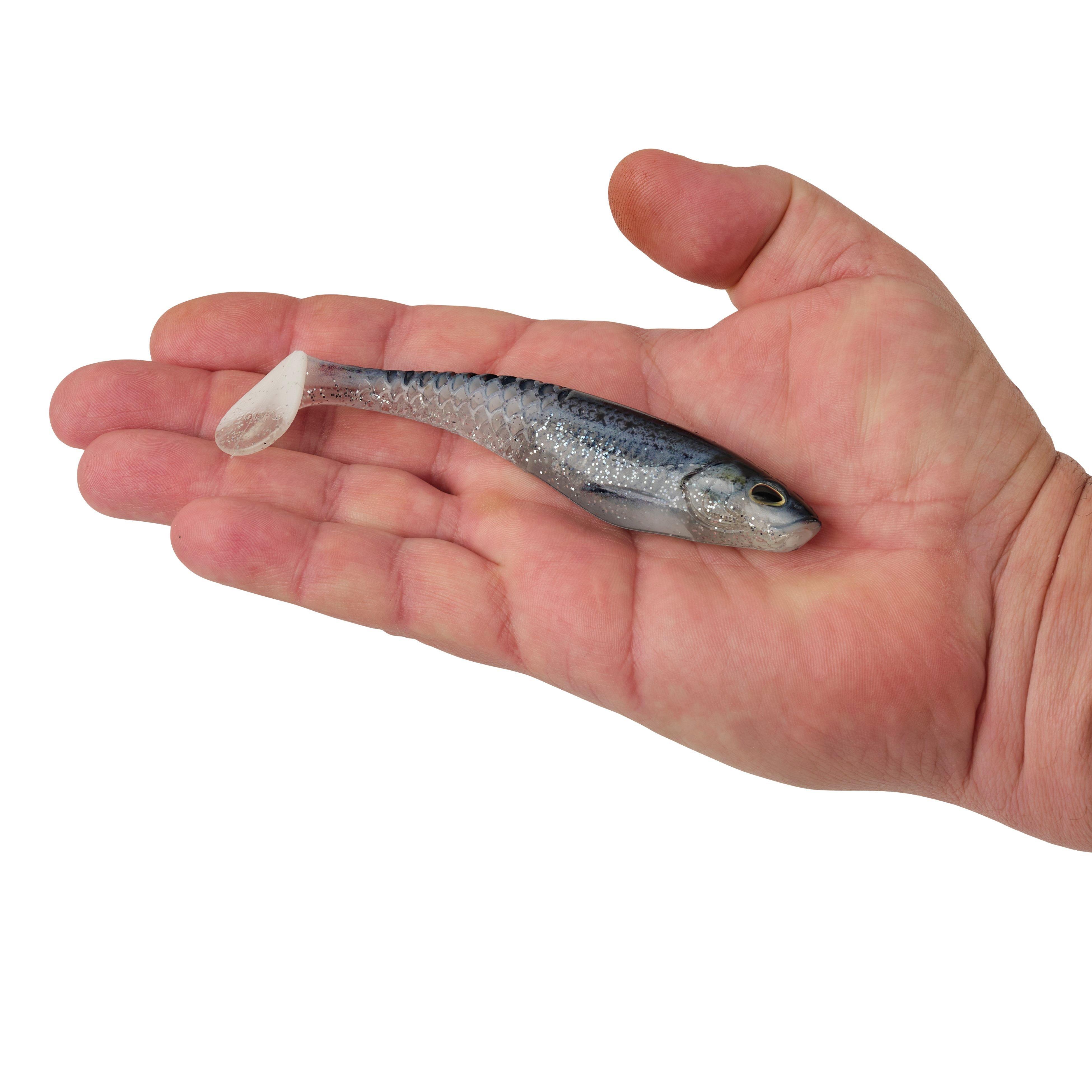 Berkley PowerBait® Unrigged CullShad, 5 in, HD Ghost Gizzard