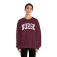 thumbnail image 4 of Nurse Grad New Appreciation College Sweatshirt Gifts Crew Neck Shirt Long, 4 of 7