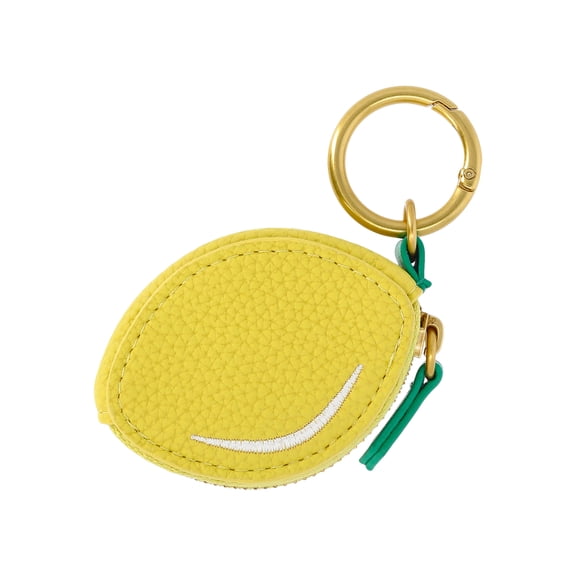 Free Assembly Women's Lemon Coin Pouch Handbag Charm with Gold O-ring