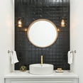 thumbnail image 2 of FASÄDE Crescent Decorative Vinyl Backsplash 15 sq ft Kit in Brushed Onyx, 2 of 6