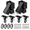 2 End Brackets + 4 Swing Hangers, variant on A Frame Swing Set Brackets For 4x4 And 4x6 Beam
