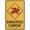 Warning Sign 1, variant on Caution Danger Ahead Sign 12 x 8 Inches - Rust-Free Aluminum, Outdoor Metal Tin Sign, Practical for Home, Business, Yard, Road, Construction, Hazard Zone