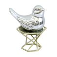 thumbnail image 2 of Estatua de cerámica moderna Escultura para o familiares de animales para estantería Sala de Dormitorio Casa de , Pájaro plateado8x9.2x6cm Macarena Estatua de cerámica, 2 of 8