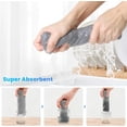 thumbnail image 3 of 12 Pack Cleaning Cloth,Ultra Soft Absorbent Quick Drying Microfiber Cleaning rags,No scratches,Reusable,Washable,Lint Free Cleaning Towels for Kitchen,Window,Glass,car,11.8"×11.8",(Multicolor), 3 of 6