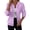 Purple, variant on Women's Rib Stand Collar Zip Cable Knit Jacket, Thick Soft Knit Outer, Warm Layer for Daily Errands White S