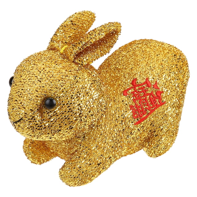 Rabbit Doll Stuffed Rabbit Toy Adorable New Year Rabbit Toy Bunny Plaything for Kids