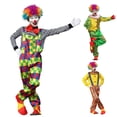 thumbnail image 3 of E Disfraces de payaso de escenario de colores brillantes, accesorios multicolores, regalo para amigos y actores, 3 of 5